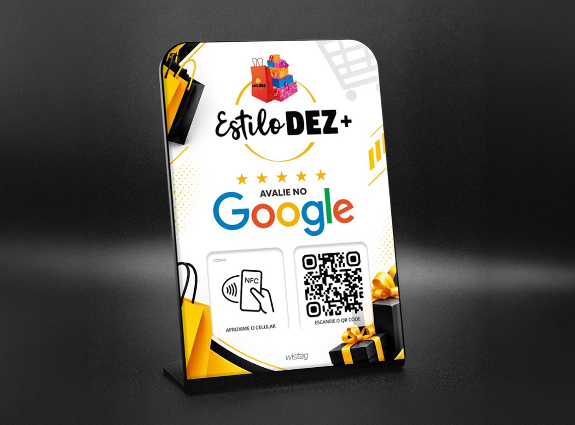 Placas Resinadas 11 × 16 cm — Google Personalizada — exemplo 2