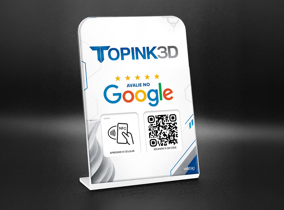 Placas Resinadas 11 × 16 cm — Google Personalizada — exemplo 3