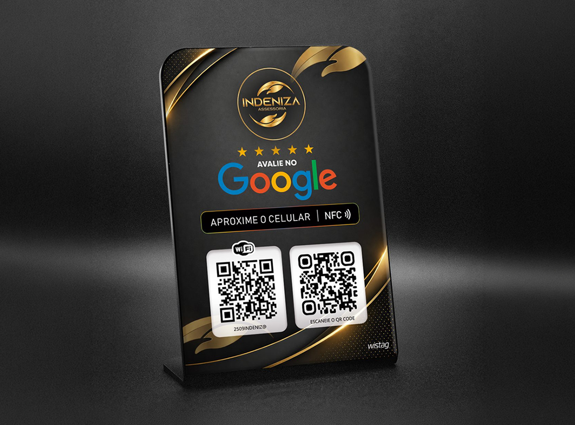 Placas Resinadas 11 × 16 cm — Google Personalizada — exemplo 4